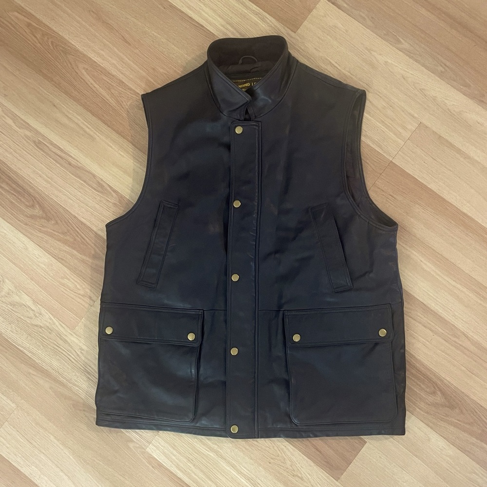 Landing Leathers Lamb Leather Vest